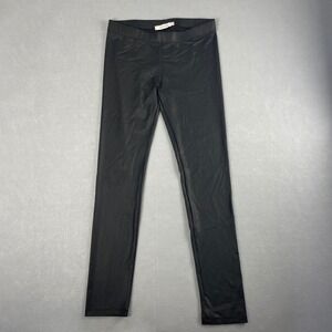 Antistar Black Faux‎ Leather Leggings Pants Womens Size Small Stretchy